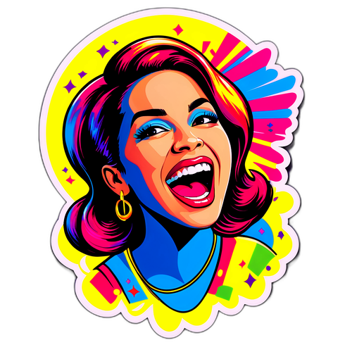Sticker Pop Art di Noemi Cantante