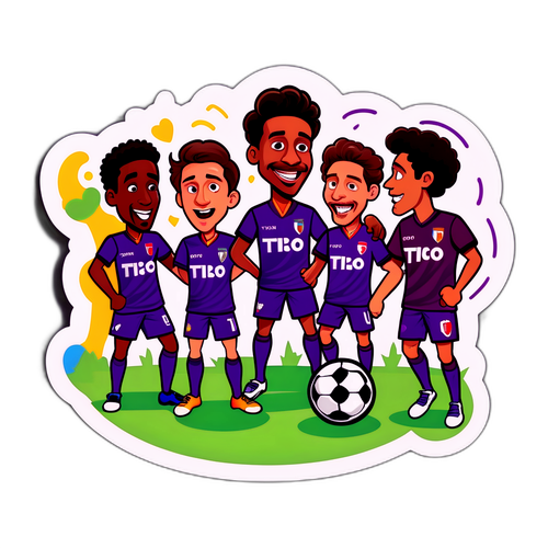 מדבקה ויטאלית של משחק כדורגל בין פיורנטינה לטורינו