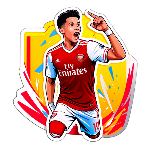 Gabriel Martinelli em Celebração de Gol