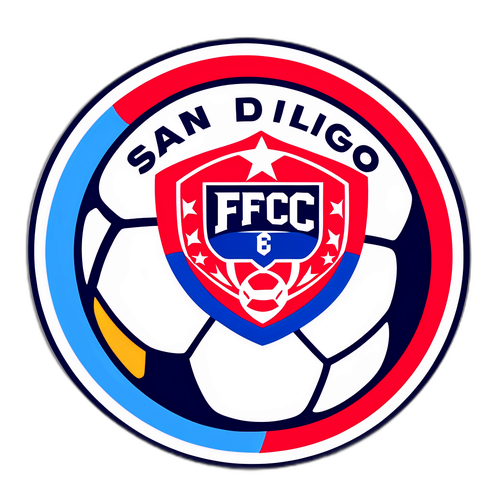 Vibrant Soccer Spirit Sticker