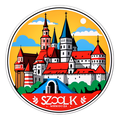 Szolnok városának keresztmetszete