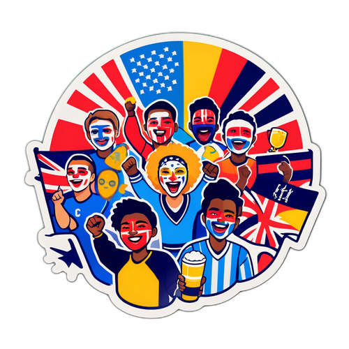 Sticker oslavující fanouškovskou kulturu