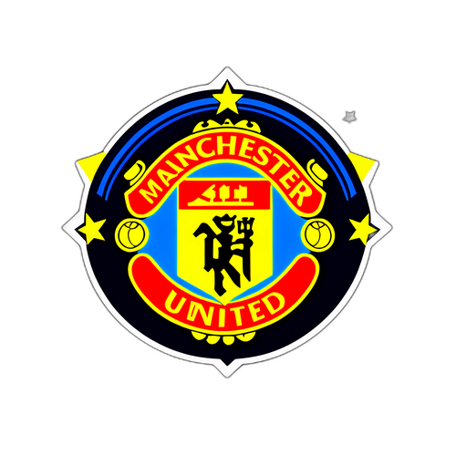 Retro Manchester United Badge Design