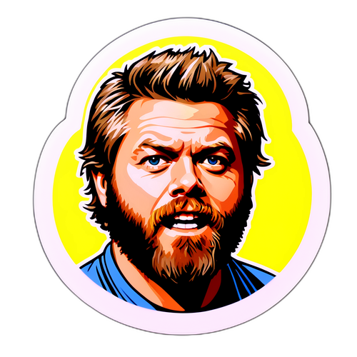 Retro naklejka z Ryanem Dunnem