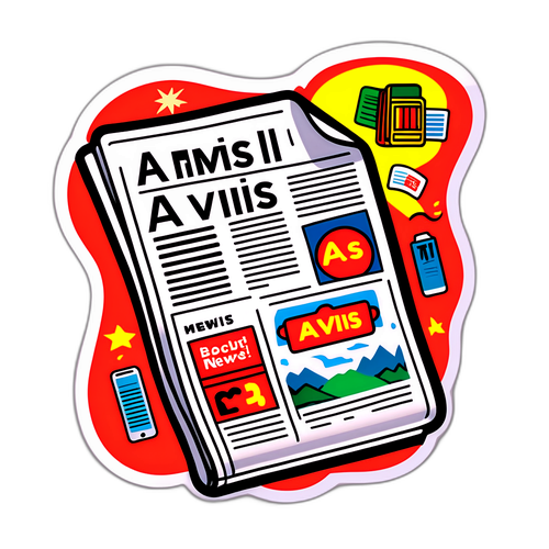 Ås Avis Klistremerke