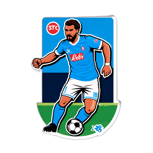 Napoli Futbol Takımı Sticker