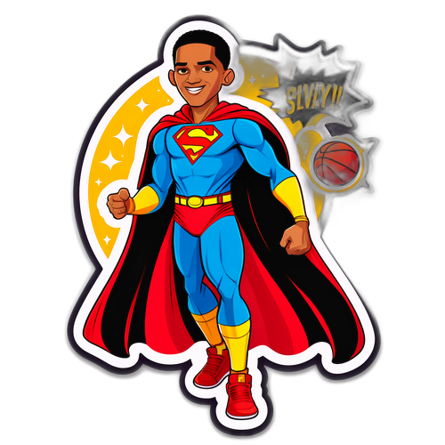 Jordan Clarkson na Superhero Sticker