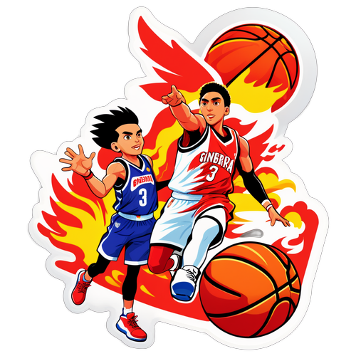 Sticker ng Labanan ng Ginebra at Phoenix