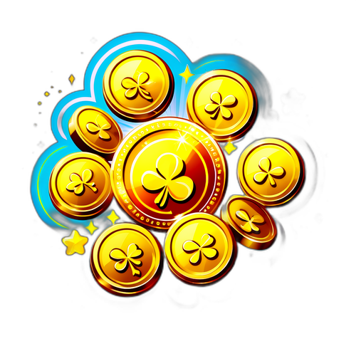 幸運彩票貼紙設計