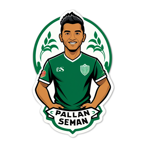 Sticker PSS Sleman vs Semen Padang