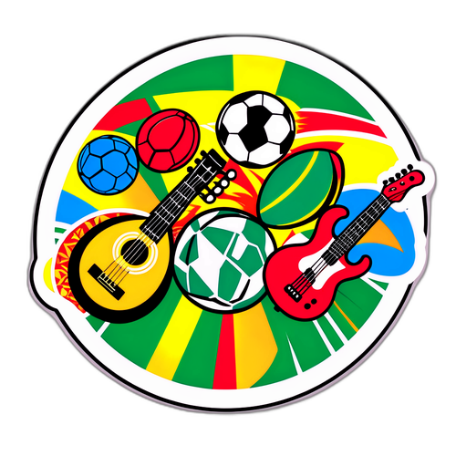 Sticker ya Sherehe ya AFCON