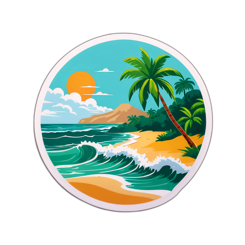 Μαγευτικό τοπίο ακτής της Ακτής Ελεφαντοστού