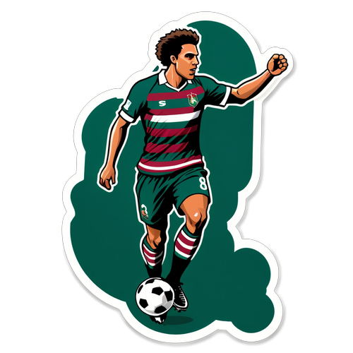 Adesivo de Futebol Fluminense