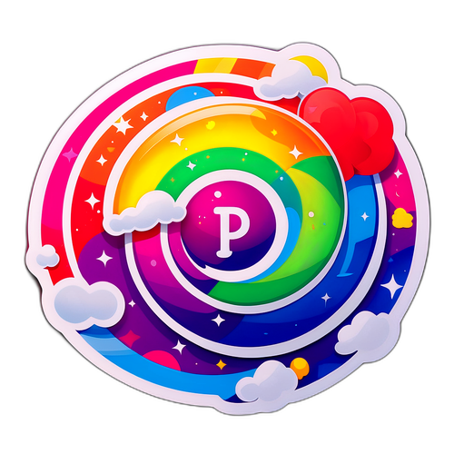 Sticker ya Bahati kwa Logo ya Powerball