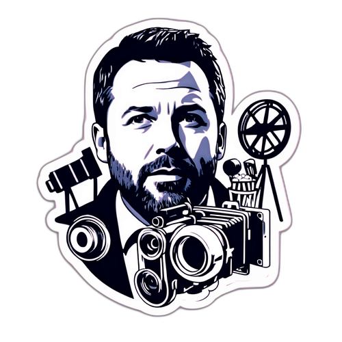 Sticker de Ben Affleck en un papel icónico