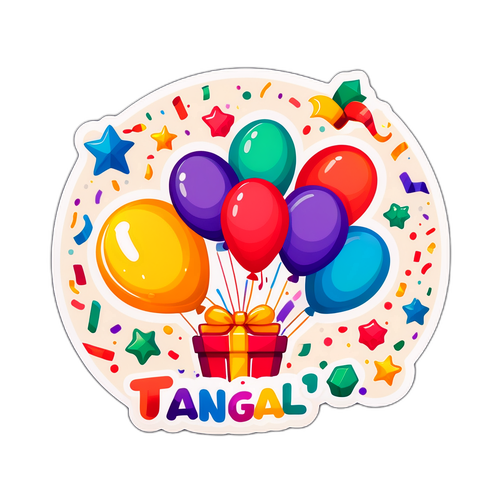Sticker Meriah Tanggal