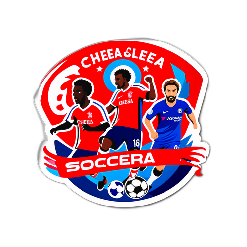 Stiker Bertema Sepak Bola Twente dan Chelsea