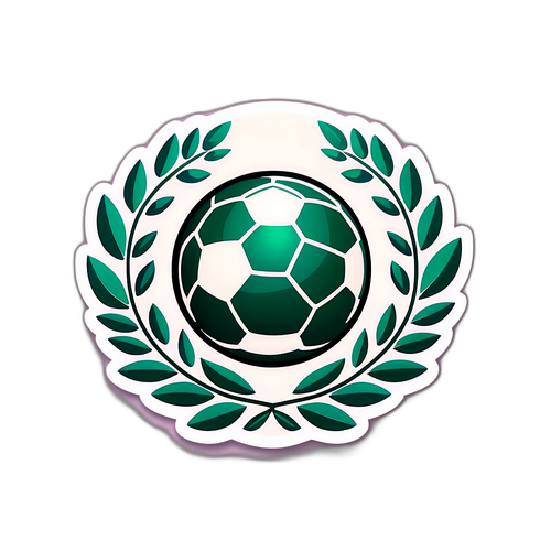 Rekaan Elegan Bola Sepak dengan Efek Bersinar