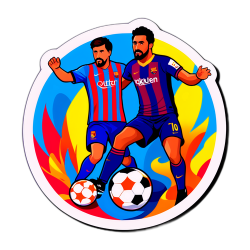 Hrací zápas mezi Guadalajařím a Barcelonou