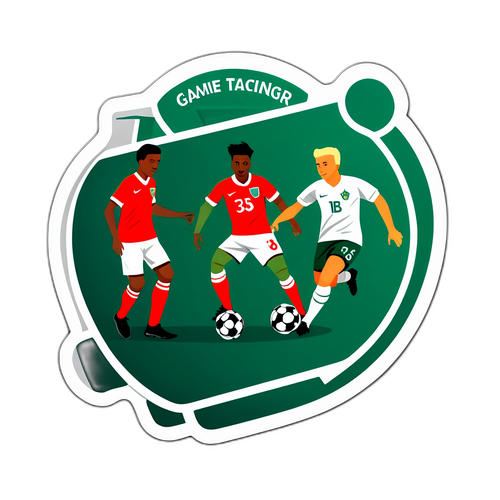 ש sticker מגרש כדורגל