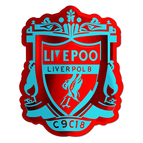 Autocolant cu logo-ul iconic al clubului Liverpool