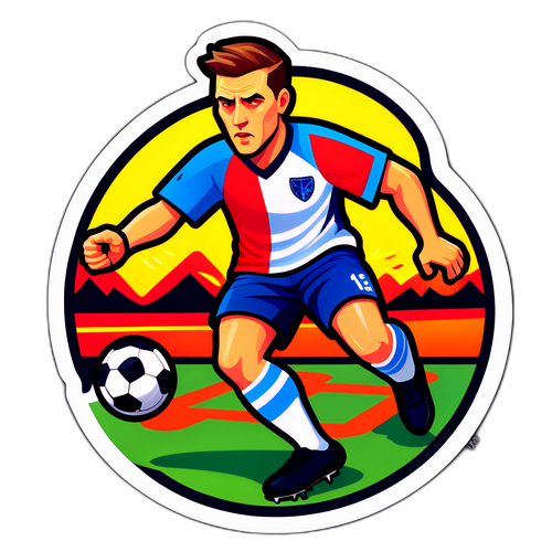 Ilustrasi Jay Herdman di Lapangan Sepak Bola