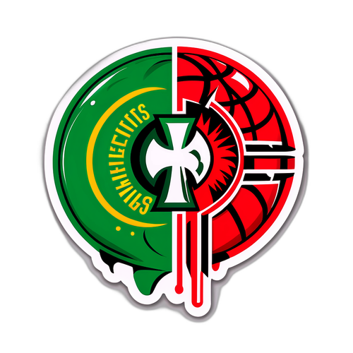 Boston Celtics vs. Atlanta Hawks Logo Sticker