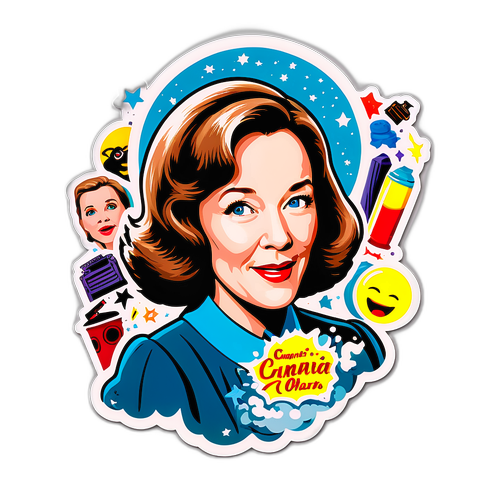 Kaakit-akit na Sticker ni Catherine O'Hara