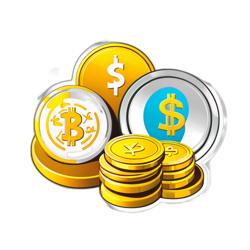 Taiteellinen esitys kullasta ja hopeasta, symboloiden kullan hintaa