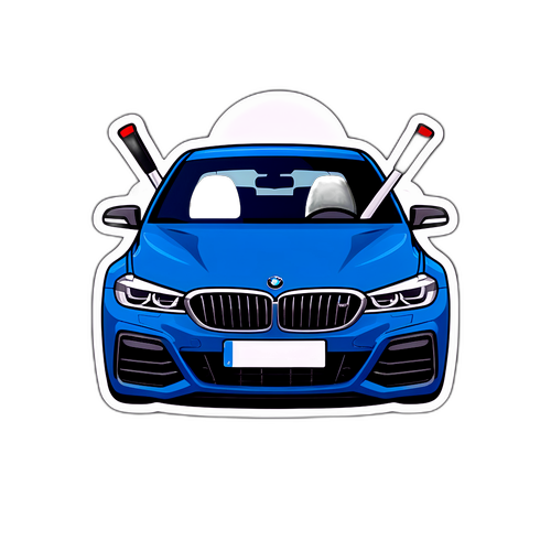 BMW med golfkøller