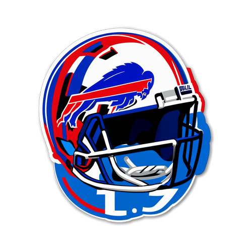 Buffalo Bills Collision Helmets Sticker