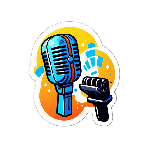 Мікрофон та символ протесту