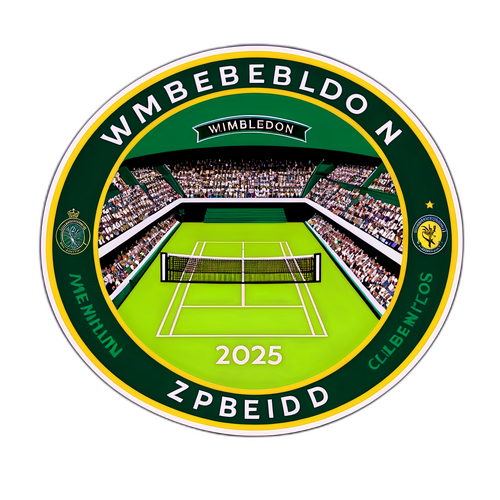 Wimbledon 2025 nálepka