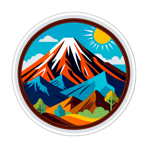 Sticker Stylizado do Cerro Largo
