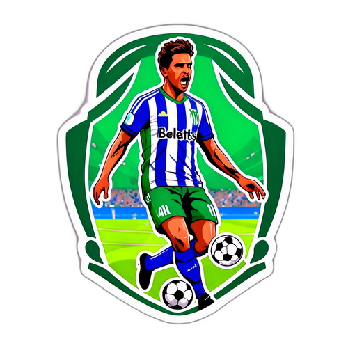 Sticker acțiune fotbal Real Betis - Alavés
