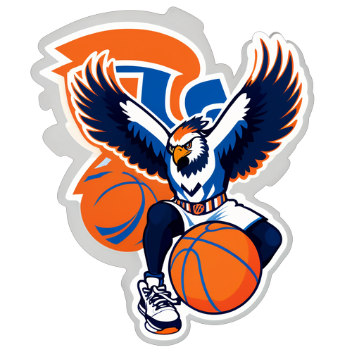 Nakaka-engganyong Sticker ng Knicks at Hawks