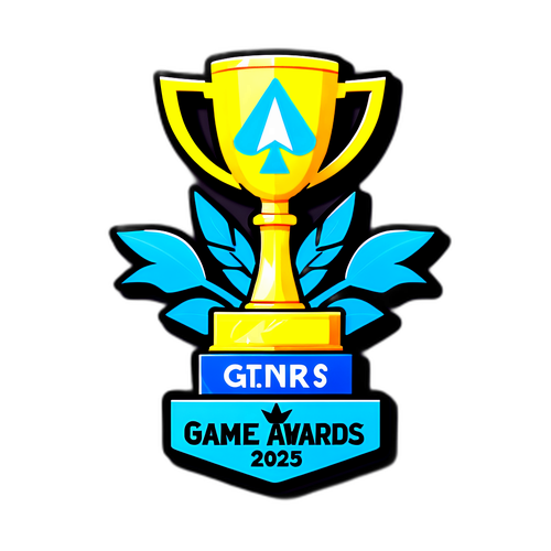 Sticker cu trofeul de la Game Awards 2025