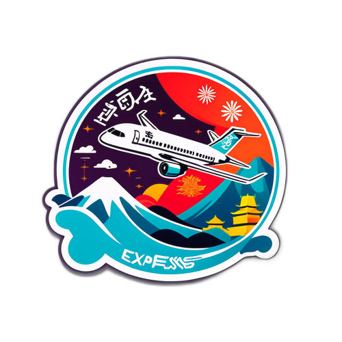 Sticker pentru finala Asia Express 2025