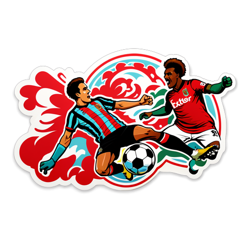 Exeter City vs Nottingham Forest Football Match Energy Sticker