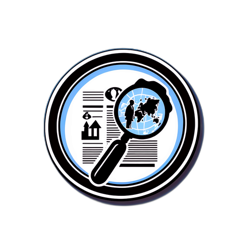 Wesoła Naklejka Ostrzegawcza Interpolu