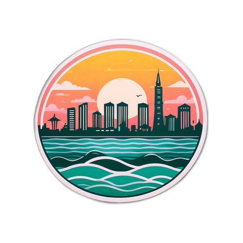 Stiker Pagi Damai Surabaya