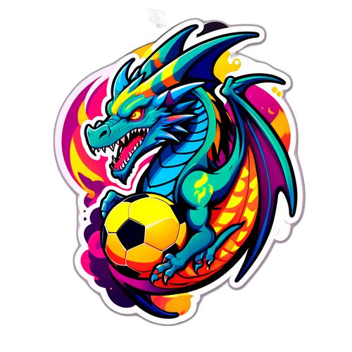 Creatură mitică inspirată de culorile Ludogorec–FTC