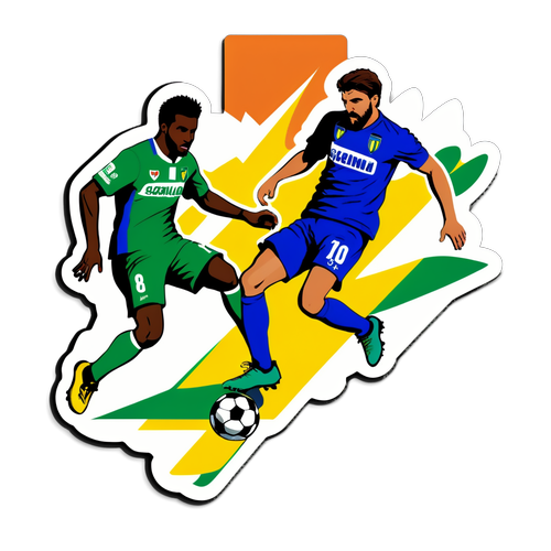 Adhesive cu jucători de fotbal de la Sassuolo și Frosinone