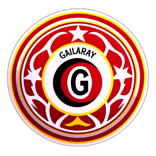 Stylisierter Galatasaray Aufkleber