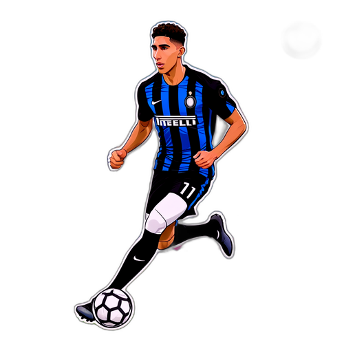 Achraf Hakimi Koşarken