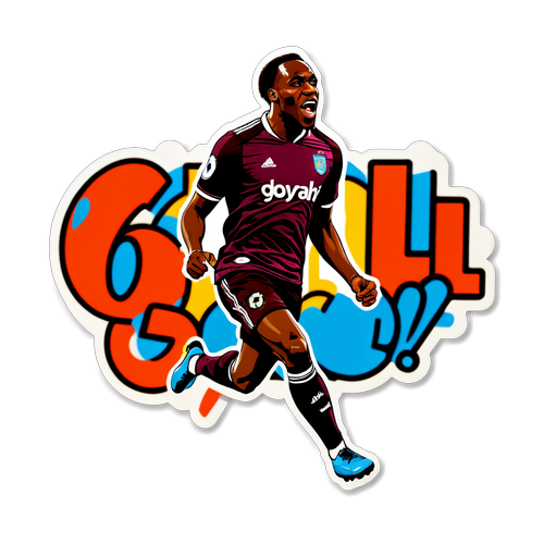 Michail Antonio Dribblar med Graffiti