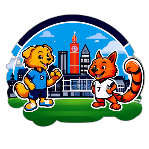 Kikundi cha Mascots ya Shrewsbury na Walsall