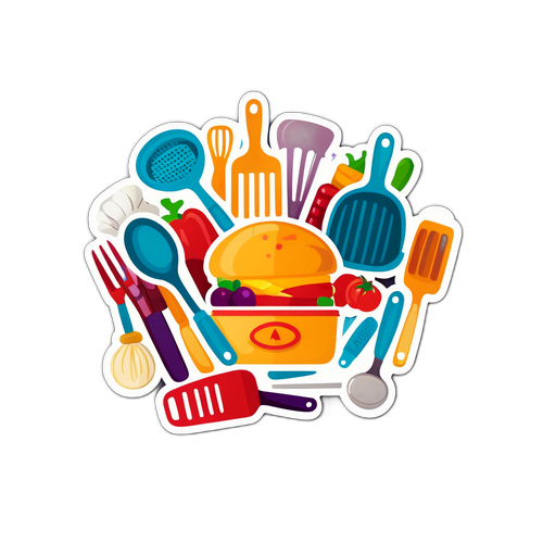 Şef Çağlar'ı Yansıtan Mutfağım Çıkartması