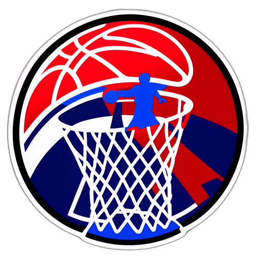 Adesivo Dinâmico 76ers vs Nets