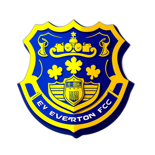 Minimalista Everton FC logó